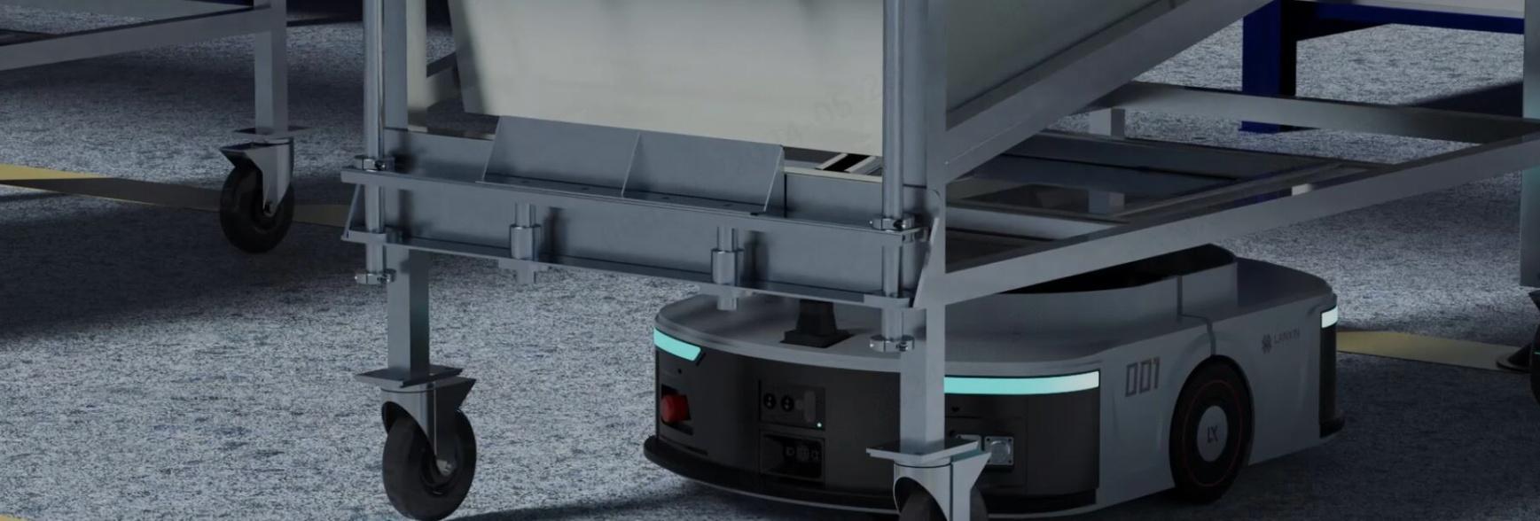 Robot xe nâng ẩn nấp