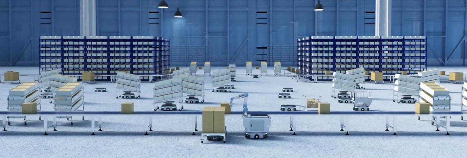 Robot xe nâng ẩn nấp