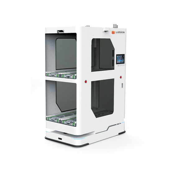 Robot cấp nguyên liệu và dỡ hàng dạng giỏ