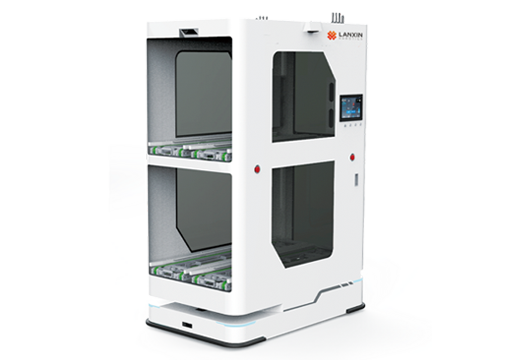 Robot cấp nguyên liệu và dỡ hàng dạng giỏ